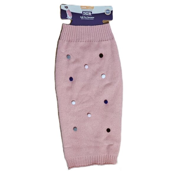 Heart to Tail Acrylic  Knit Dog Sweater Size L (2 different patterns) - Picture 10 of 12